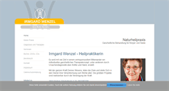 Desktop Screenshot of irmgard-wenzel.de